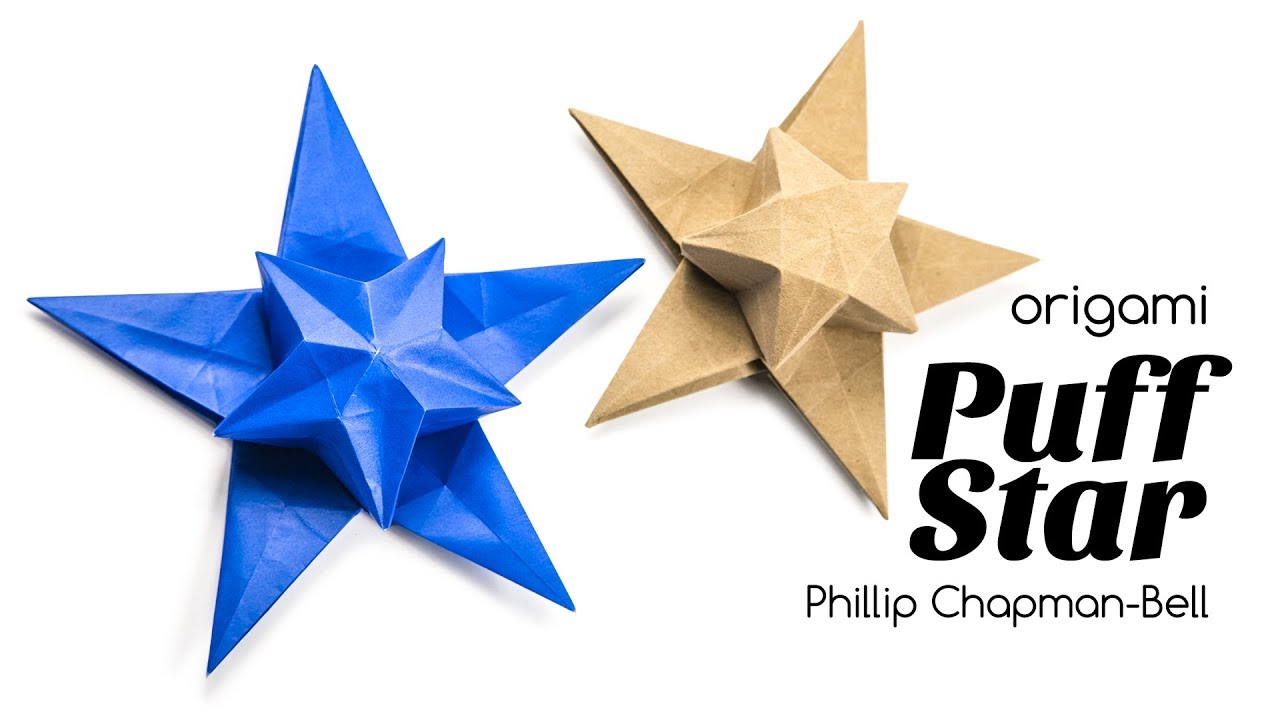 Origami Puff Star Tutorial (Philip ChapmanBell) Paper Kawaii YouTube