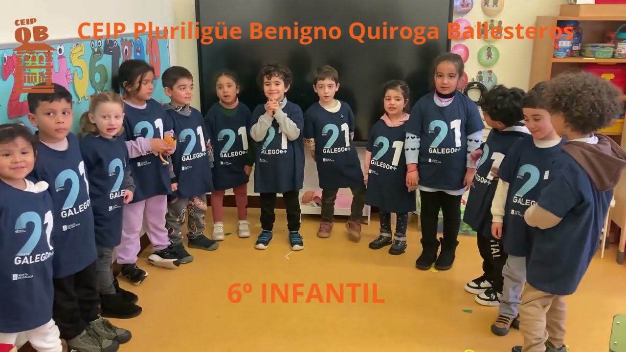 21DCGe+ 26 CEIPP Benigno Quiroga Ballesteros - Canción + Dedos das mans (6º educación infantil)
