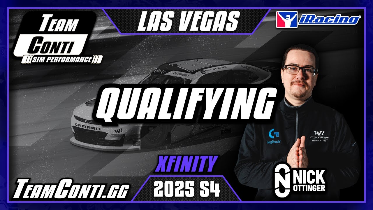 Team Conti Sim Performance I Qualifying Run I NASCAR Xfinity at Las ...