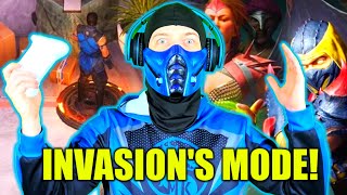 Sub-Zero Plays MORTAL KOMBAT 1 MINI GAMES! Invasion Mode & Test Your Might | MK1 PARODY!