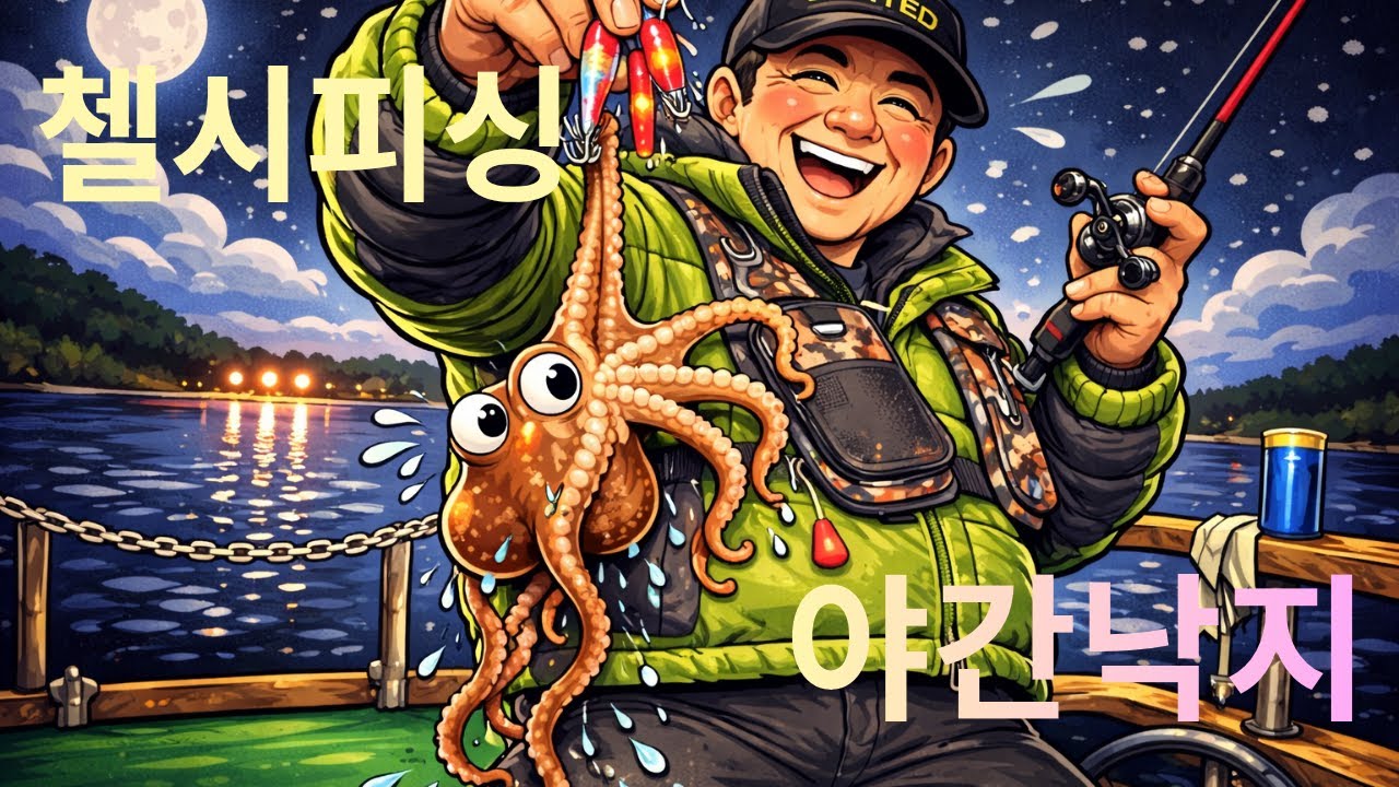 3월8일  44항차 삼천포 야간낙지 ~#안선장애기#해이리&떼루#첼시피싱#낙지