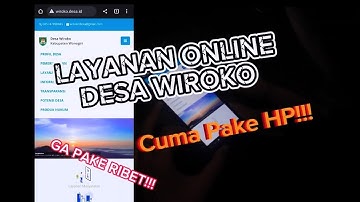 LAYANAN SURAT ONLINE | Sistem Informasi Desa | DESA WIROKO
