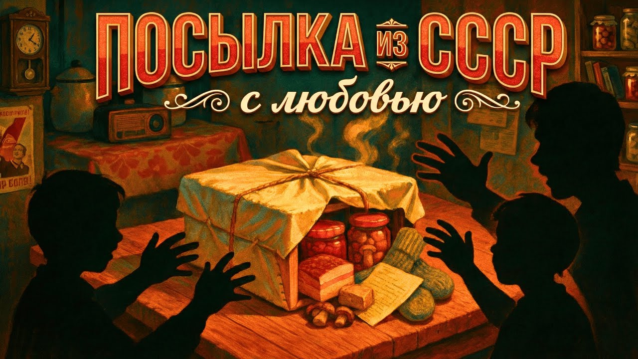 ПРОДУКТЫ ИЗ ДЕРЕВНИ В СССР! Любимые посылки от бабушки!