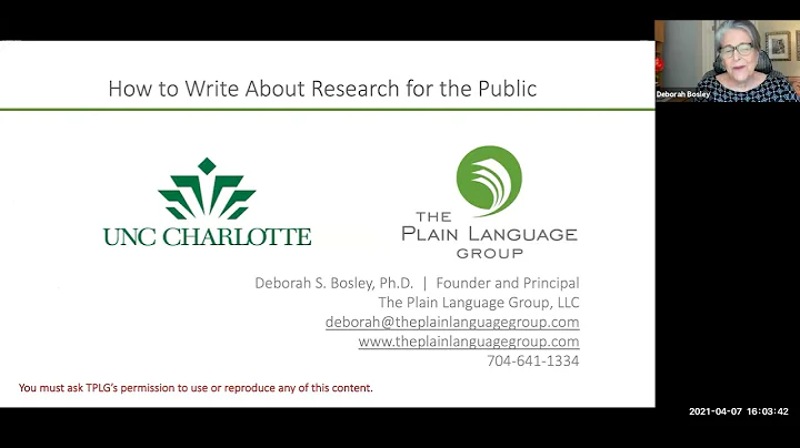 How to Write About Research for the Public | Debor...