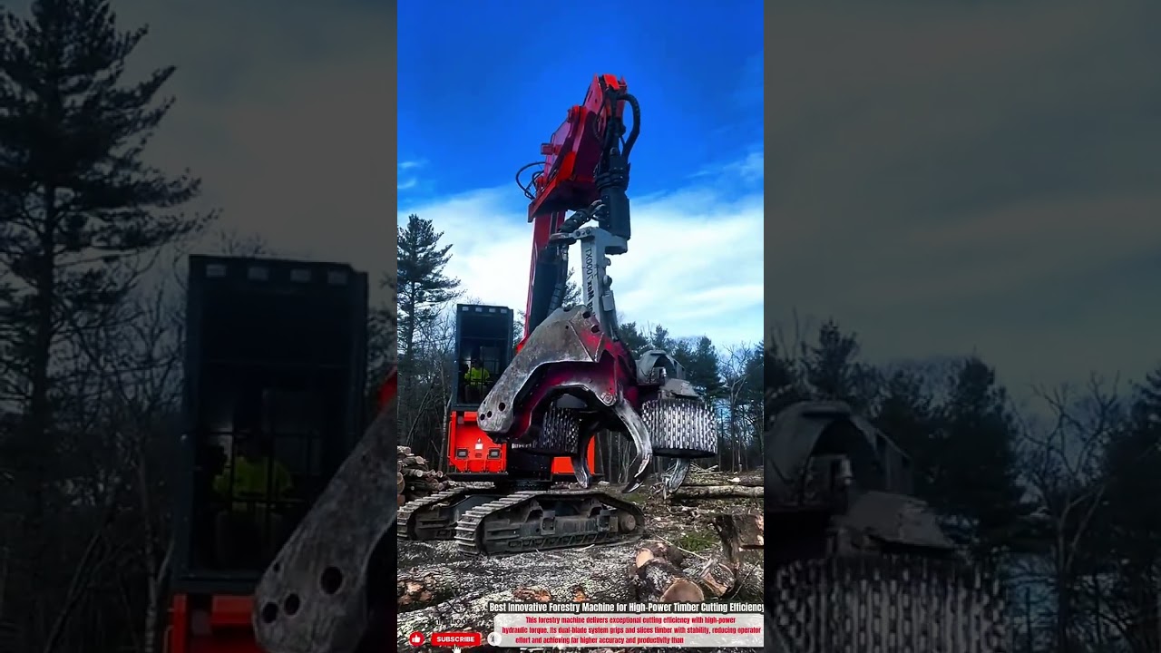 Best Innovative Forestry Machine for High-Power Timber Cutting Efficiency 