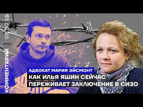 Как Илья Яшин сейчас переживает тюрьму | Адвокат Мария Эйсмонт