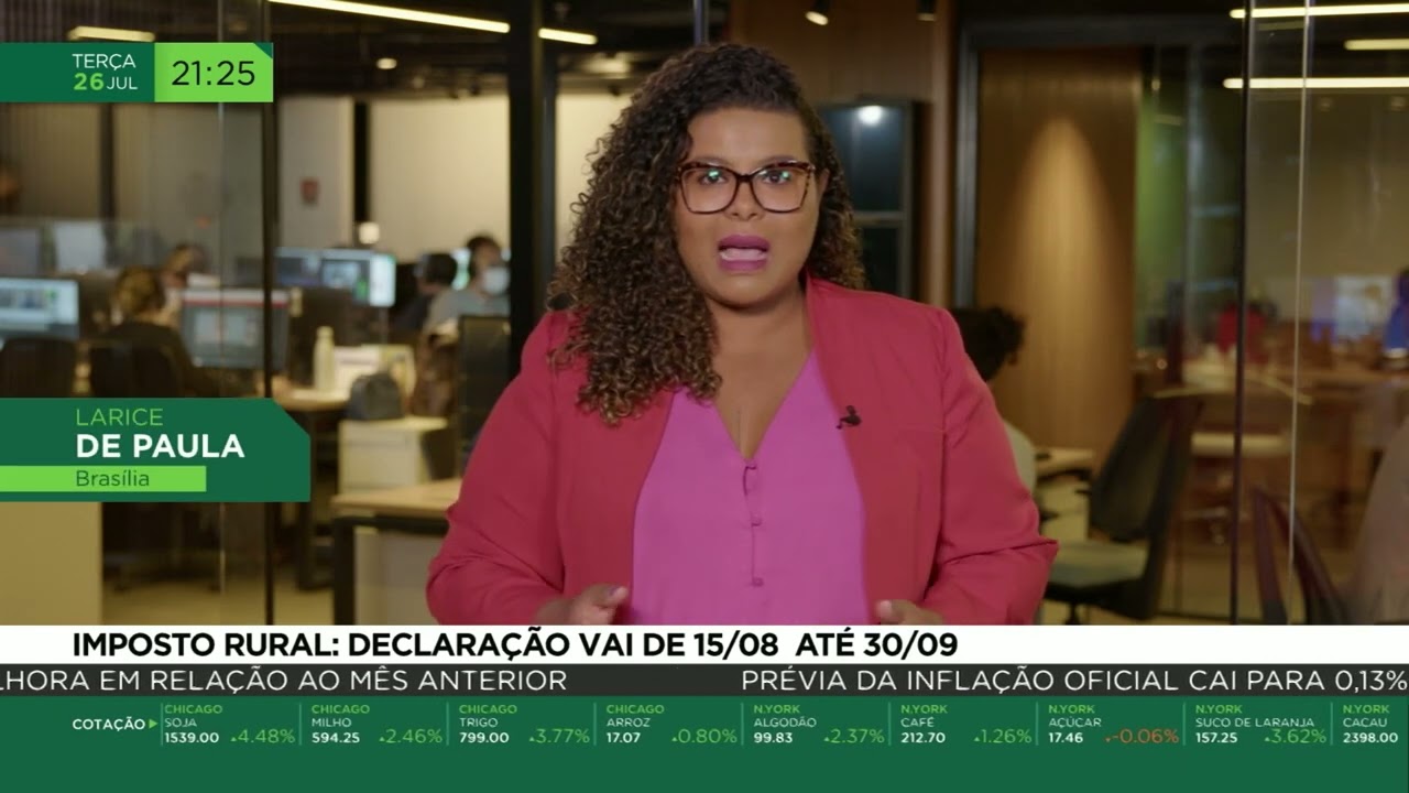 IMPOSTO RURAL: DECLARAÇÃO VAI DE 15/08 ATÉ 30/09