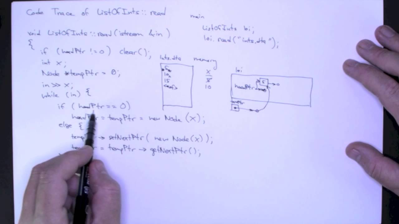 Code Trace of the Read Methods - YouTube