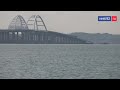 Корабли Каспийской флотилии прошли под Крымским мостом