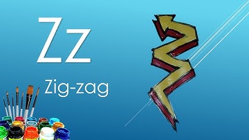 Z is for Zigzag | #drawing | #Zigzag | Art with AP