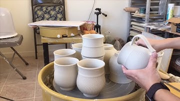 327. Making a few Mugs in Time Lapse Mode with Hsin-Chuen Lin 林新春 馬克杯示範