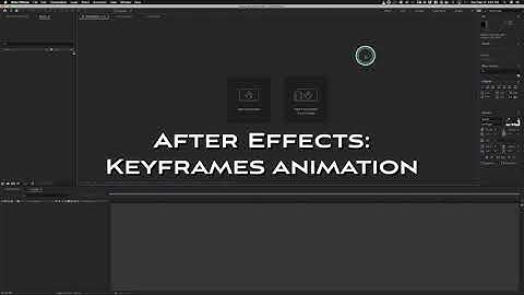 After Effects Keyframes Animation Beginners Guide
