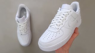 HOW TO DIAMOND LACE AIR FORCE 1s (BEST WAY!!)