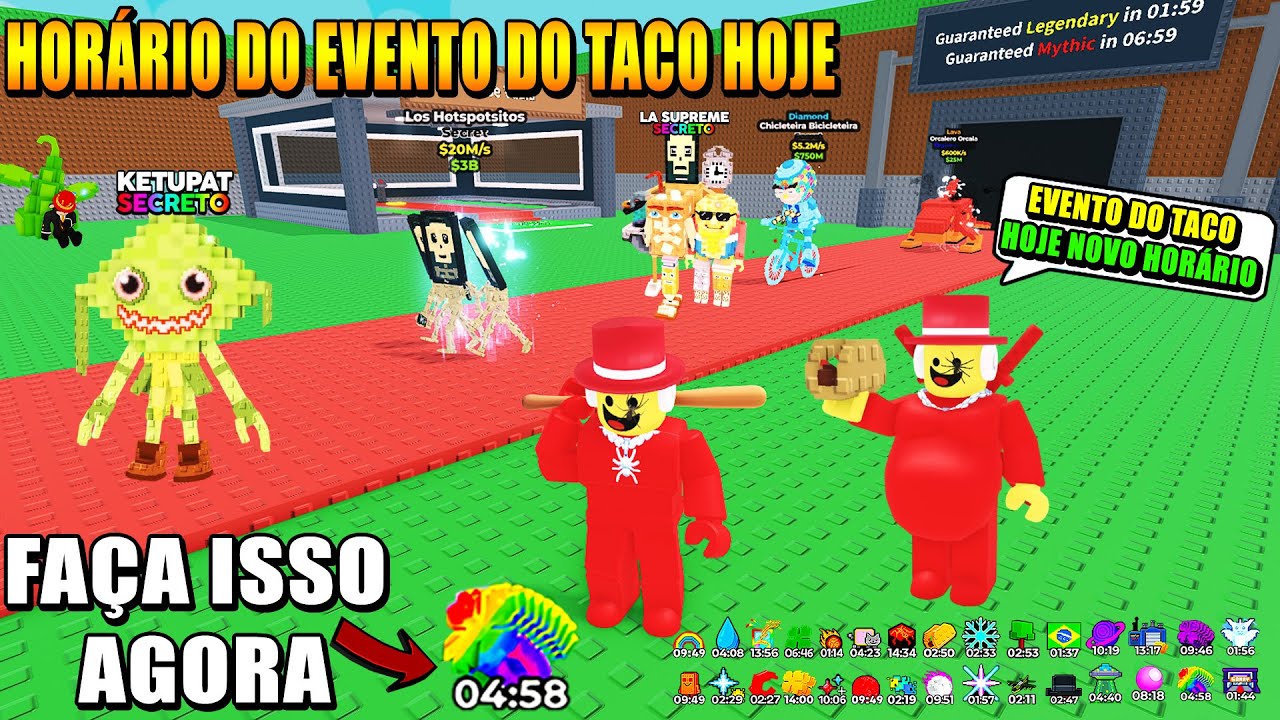 🚨 URGENTE! O ADM MUDOU O HORÁRIO DO EVENTO DO TACO DE HOJE E NOVA ...