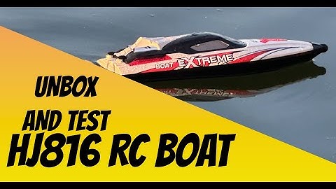 Unboxing and Testing the HJ816 Highspeed Rc Boat! 🚤 #rcboat #video #unboxing #test #highspeed #rcfun