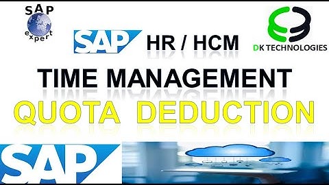 How to Configure Absence Quota Deduction in Time Management |Absence Quota Deduction DK TECHNOLOGIES