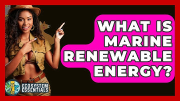 What Is Marine Renewable Energy? - Ecosystem Essentials