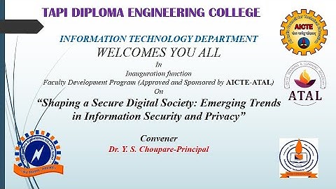 AICTE–ATAL FDP-2025 | Inauguration | Shaping a Secure Digital Society