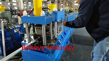 Economic design c strut channel roll forming machine for 41*41 and 41*21 channels.