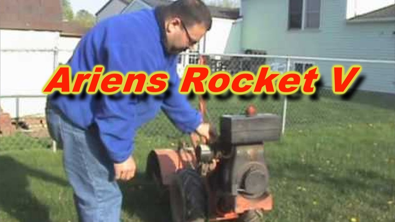 Ariens Rocket V Rear Tine Rototiller Model No. 901005 - YouTube