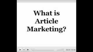 what is article marketing