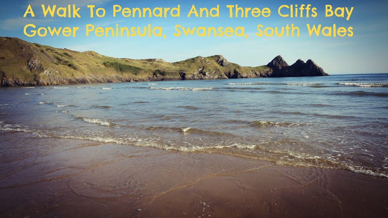 A Walk To Pennard And Three Cliffs Bay, Gower Peninsula, Swansea