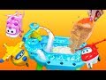 Çizgi film Harika Kanatlar için Aqua Park, Kum havuzu ve slime banyosu!
