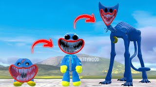 EVOLUTION OF NEW BIG HUGGY SMILING CRITTERS MONSTERS POPPY PLAYTIME CHAPTER 3 In Garry's Mod!