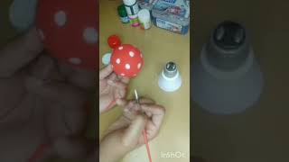 diy led bulb 💡#art #handmade #diy #craft # YouTube short #painting #lightbul #lightbulb
