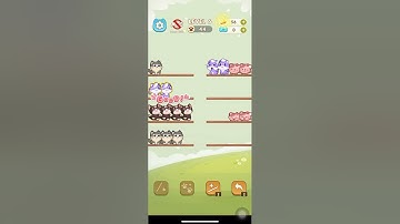 Color Cat Sort Cute Cat Game Level 6 #shorts #shortsfeed #cat #gaming