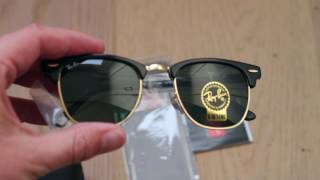 clubmaster black lens