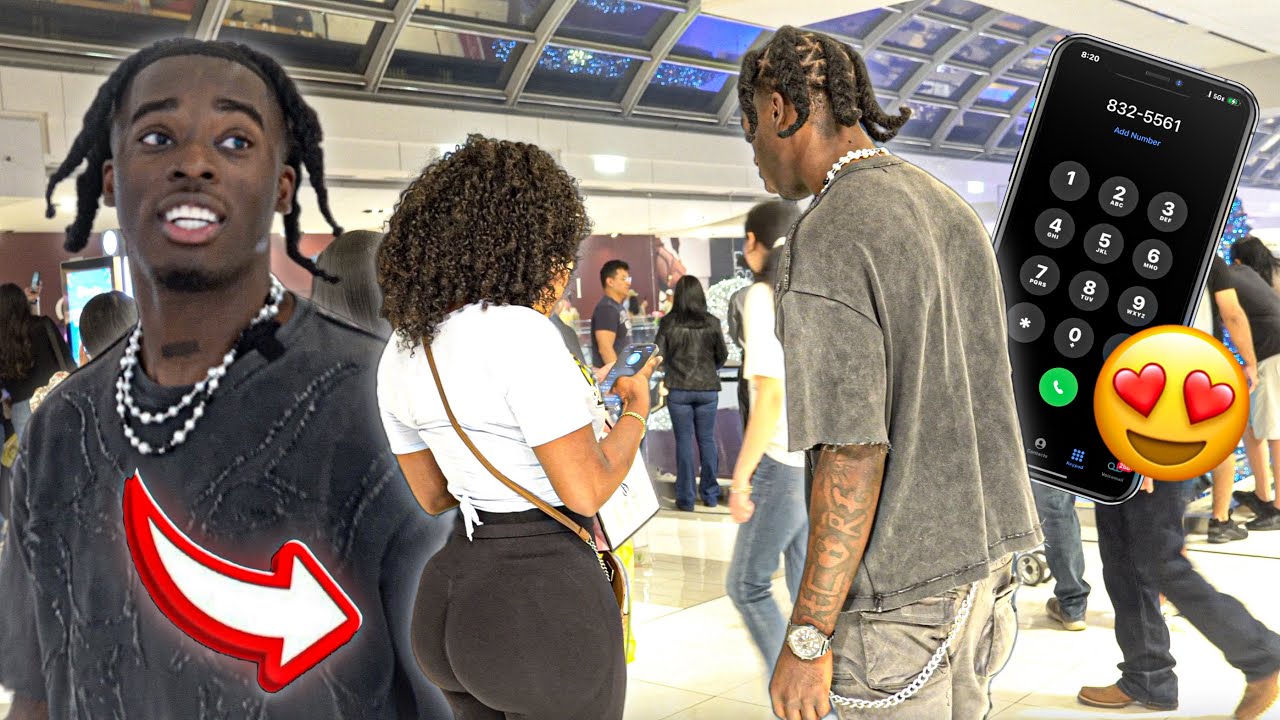 RIZZING UP EVERY BADDIE AT THE HOUSTON GALLERIA MALL!