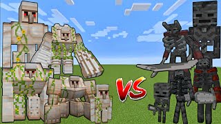 IRON GOLEM vs WITHER SKELETON AT EVERY AGE | Minecraft Mobs Fight #minecraft