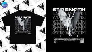 How to Design a Streetwear T-shirt on Canva Eps.1
