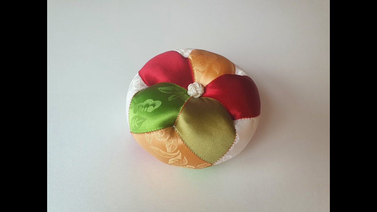 Traditional Korean Boudoir Craft Tutorial - Round Pin Cushion