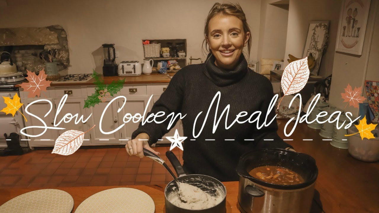 SLOW COOKER MEALS | SIMPLE & EASY MEALS | FAMILY MEAL PLANNING