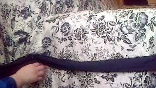 Flat Sheet Into A Fitted Sofa Cover Tutorial | MATV