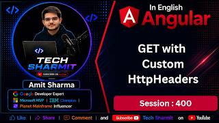 GET with Custom HTTP Headers in Angular API | HttpClient API in Angular | Angular Tutorial (Ep-400)