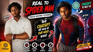 Spiderman Ai Photo Editing Prompt | Instagram Trending Spiderman Photo Editing Prompt | Chatgpt screenshot 3