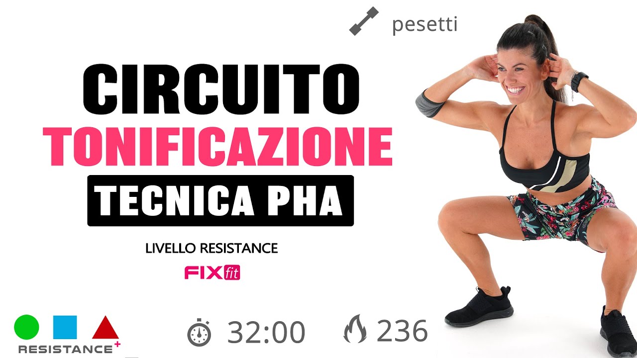 Resistance PHA: Tonificazione Total Body Con Pesi (Senza Salti)