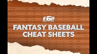 Fantasy Baseball Category League Draft Cheat Sheet Tutorial | Fantasy Six Pack