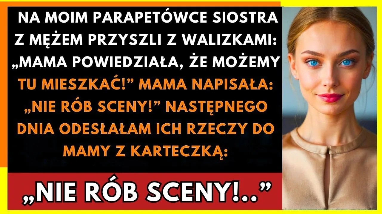 „Mama powiedziała, że możemy u ciebie zamieszkać. Przeprowadzamy się”. Te słowa mojej siostry Magdy sprawiły, że zamarłam na środku własnego salonu, w trakcie parapetówki, na którą przyszło...