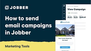 how to send email campaigns in jobber | marketing tools