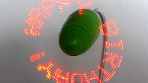 New product USB Gadget LED Message Fan