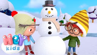 Let's Build A Snowman! ☃️❄️ | Winter Song For Kids | Heykids Nursery Rhymes