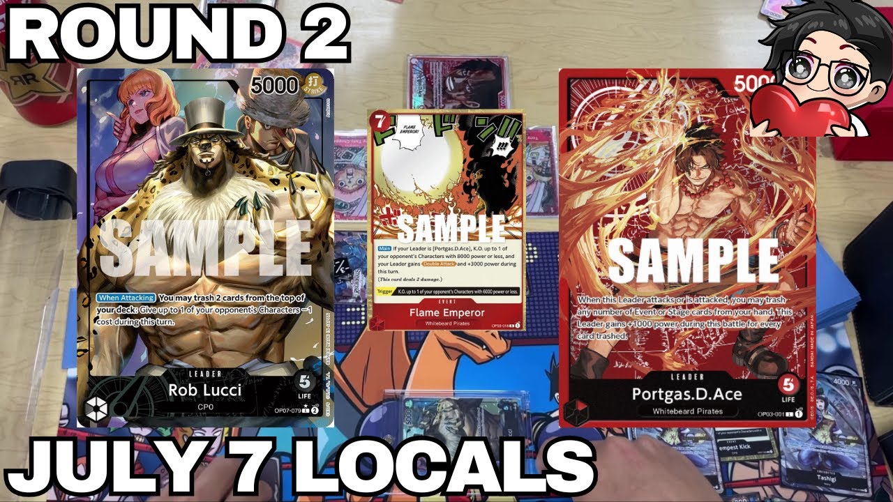 FLAME EMPEROR DOES WHAT? | ROUND 2/4 LOCALS | LUCCI VS RED ACE | OP11.5 GAMEPLAY