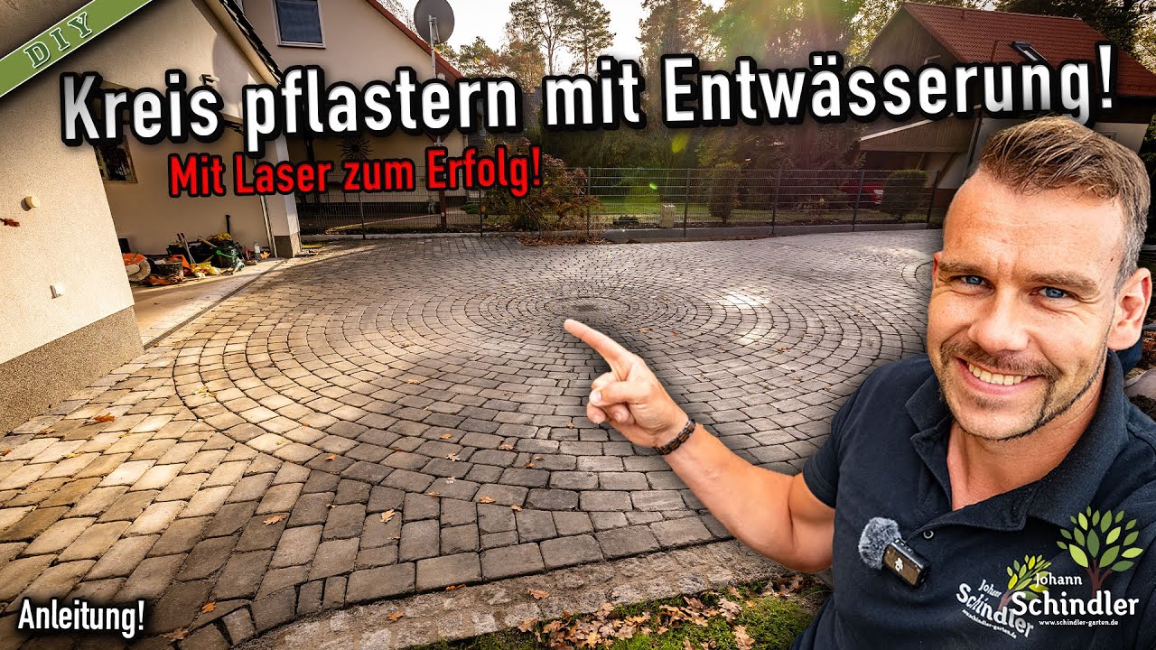 Alles in Waage – und trotzdem richtige Entwässerung beim Pflaster legen [Anleitung]