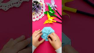 اعمال يدويه من الورق .DIY . paper craft صنع اشياء بالورق youtubeshortsshorts