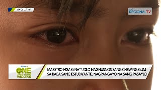 One Western Visayas: Maestro nga nagnusnos sang chewing gum sa estudyante, nagpangayo sang pasaylo