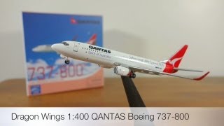 Dragon Wings Qantas Boeing 737-800 1:400 Die Cast Aircraft Model